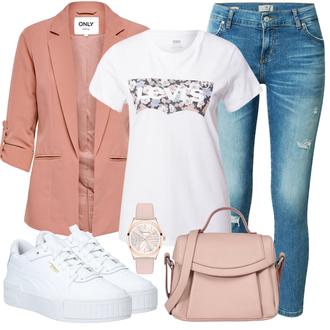 Vintage Outfits mit Slim Fit Jeans LTB "Toller Look für die Freizeit"