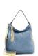 TAMARIS Tasche ''''Christa'''' taubenblau / limone / weiß / hellbeige