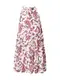 VERO MODA Ljetna haljina 'PEACE'  mornarsko plava / marelica / karmin crvena / bijela