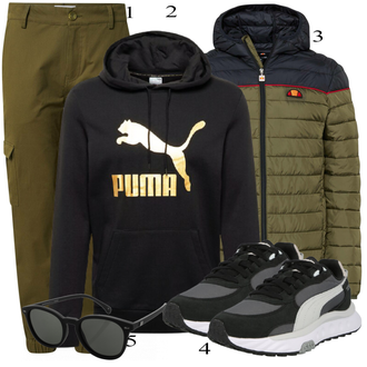 outfit mit Črna Superga Puma "Športna oblačila"