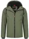 ALESSANDRO SALVARINI Herren Winter Jacke warm mit Kapuze AS-331 [AS-331-Olive-Gr.M]