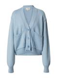 Hellblau Midi Baumwoll Strickjacken für Damen image