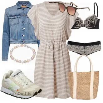 Outfit mit Weiß Sneaker Saucony "Perfekt für die Freizeit"