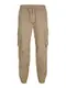 JACK & JONES Herren Hose Cargohose Stoffhose Noah Cuffed Cargo Relaxed Fit, Farbe:Beige, Artikel:-Elmwood, Größe:M