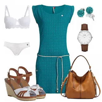 Outfit mit Rosa/Weiß/Creme Bustier/Soft Bh/Herrenschuhe in Größe 11/Bügel-Bh/Minimizer-Bh/Bügel-BH/Balconette-Bh/Spitzenbustier Nina von C. "Ordinary"