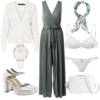 Outfit s Šedá Šátek BeckSöndergaard "Jarní outfit"