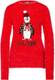 Fashion Union Pullover 'PENGUIN' rot