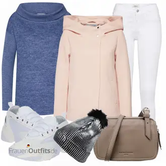 Outfit mit Weiß/Schwarz/Braun Bluse mit Lochstickerei/Bluse Oberteil/Kinderspielzeug/Schößchen­bluse/Verspielte Bluse/Volantbluse/Damen 7/8-Länge Jeans/Cropped Jeans/Schlaghose Jeans/Jeans-Culotte/Bundfaltenjeans/Formelles Hemd/Wide Leg Jean Only "Nike Sportswear Sneaker"