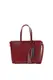 ESPRIT Handtasche Saffiano shopper rot