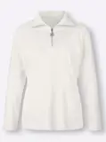 Weiße Langarm Poloshirts image