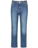 High Waist Jeans Falten für Damen image