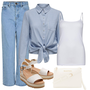 Denim overhemden combineren image