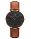 Daniel Wellington Classic Durham, Hellbraun/Roségold Uhr, 40mm, Leder, für Herren