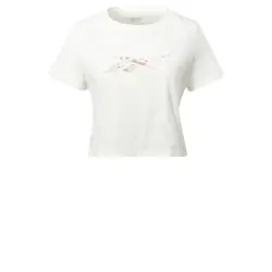 Reebok Sport Shirt beige / grün / orange / weiß