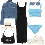 Off Shoulder Premium Tops Outfits image