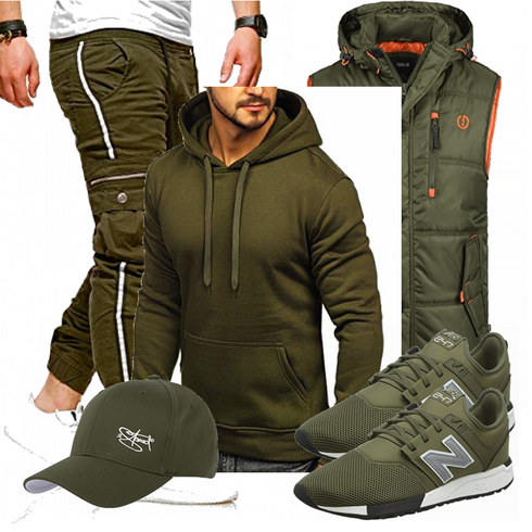 Grün Schuh New Balance kombinieren