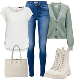 Hnědé Pull&Bear Kozačky Outfity image