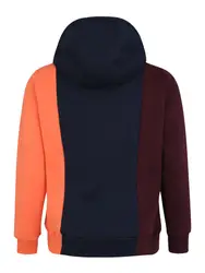 Urban Classics Sweatshirt nachtblau / orange / weinrot