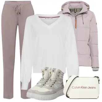 Stiefel Outfits Plateau mit Khaki/Beige/Grau/Weiß/Hellgrau/Braun Plateau-Sneaker/Winter Sneaker/Teddy Sneaker Mustang "Modischer Look Für Den Herbst"