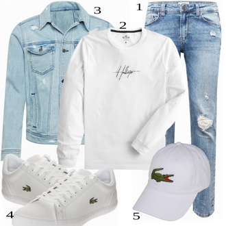 outfit mit Siva Klobuček Lacoste "Priložnostna oblačila"
