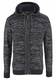BRUNO BANANI Kapuzenstrickjacke schwarzmeliert