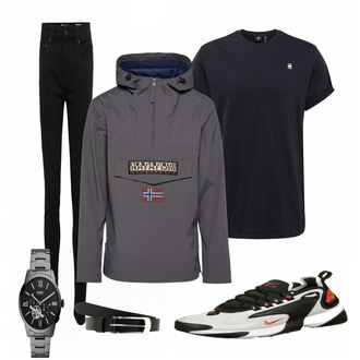 Outfit mit Blau Sneaker Nike Sportswear "Alltagsoutfit"