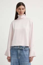 Majica 2ND Francisca - Heavy Satin enska, roza barva, 2244126279