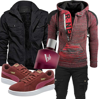 Outfit mit Lila Bruno Banani "Cooles Outfit"