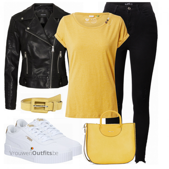 Outfit met wit Sneaker Puma "Vakantie outfit"