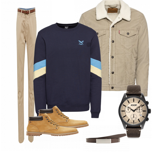 Braun Stiefel Jack & Jones kombinieren