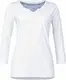 Weiße Rundhals Pullover