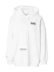 LEVI''''S Sweatshirt ''''PRISM HOODIE NEUTRALS'''' türkis / schwarz / weiß