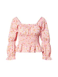 Nasty Gal Bluse gelb / orange / rosa