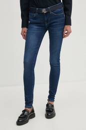 Kavbojke SKINNY JEANS LW enske, mornarsko modra barva, PL204583DP6