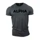 GYMTIER Alpha - Bodybuilding-T - Shirt   Herren Fitness T-Shirt Muskelshirt Trainingsbekleidung