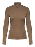 Slim fit rolák blúzky pre plnoštíhle image