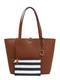 Lauren Ralph Lauren Shopper ''''RVRSBLE MEDIUM'''' navy / braun / weiß