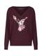 VERO MODA Pullover beere / silber