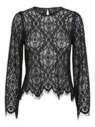 PIECES Bluse ''''NELLA'''' schwarz
