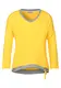 Street One Damen Shirt mit V-Ausschnitt in Gelb