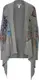 heine Longstrickjacke graumeliert