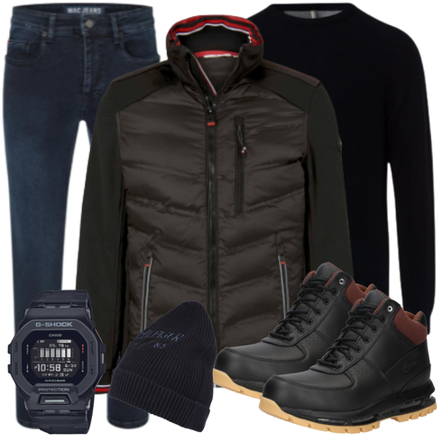 Schwarz Jeans MAC kombinieren