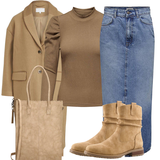 Rok Outfits Paperbag voor Dames image