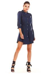 Woman's Dress M200 Navy Blue