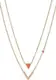FOSSIL Kette ''''FASHION, JF02894710'''' gold / rot / weiß