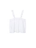 Weiß Geblümt Bustier-top für Damen image