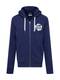 Superdry Sweatjacke marine / weiß
