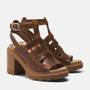 Sandalen mit Absatz und Spitze image