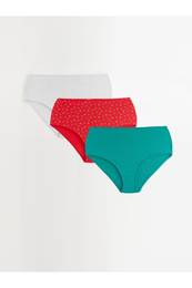 Patterned Classic Panties 3 Pack