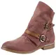 ARIZONA Stiefelette himbeer / braun